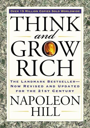 Book cover number 1 for Think And Grow Rich written by Napoleon Hill published by Tarcher Perigee