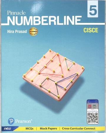 Book cover number 1 for Pinnacle Number Line 5 (CISCE) NEP 2020 / NCF 2023 written by Hira Prasad published by Pearson Education