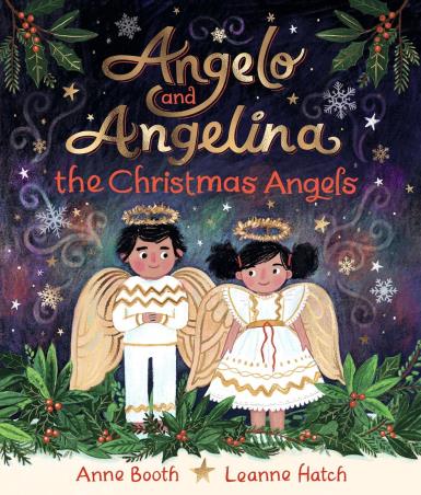 Book cover number 1 for Angelo And Angelina, The Christmas Angels written by Anne Booth published by Walker Books