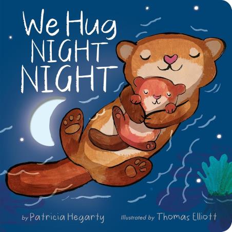 Book cover number 1 for We Hug Night Night written by Patricia Hegarty published by Little Tiger Press