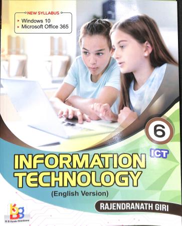 Book cover number 1 for ICT Information Technology 6 (English Version) written by Rajendranath Giri published by B. B. Kundu Grandsons