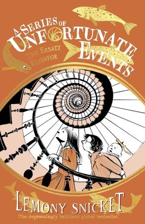 Book cover number 1 for A Series Of Unfortunate Events : The Ersatz Elevator written by Lemony Snicket published by Farshore