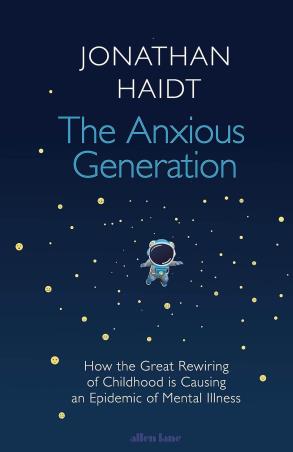 Book cover number 1 for The Anxious Generation written by Jonathan Haidt published by Allen Lane