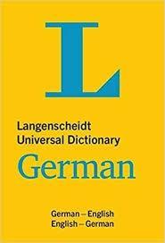 Book cover number 1 for Langescheidt Universal Dictionary German written by Langenscheidt published by Goyal Publishers & Distributors Pvt. Ltd.
