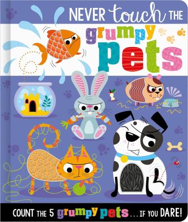 Book cover number 1 for Never Touch The Grumpy Pets written by Christie Hainsby published by Make Believe Ideas Ltd.
