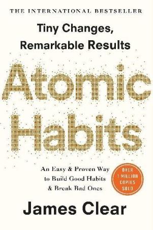 Book cover number 1 for Atomic Habits written by James Clear published by Random House
