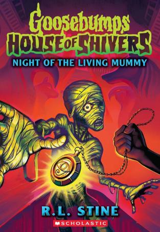 Book cover number 1 for Goosebumps House Of Shivers 3 : Night Of The Living Mummy written by R. L. Stine published by Scholastic