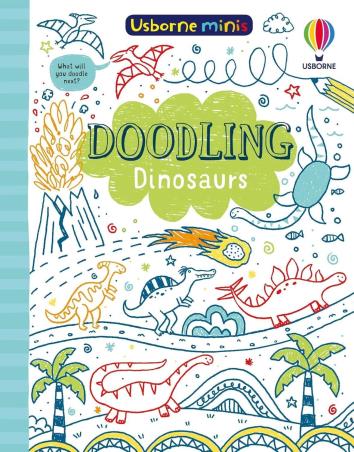 Book cover number 1 for Doodling Dinosaurs written by Simon Tudhope published by Usborne