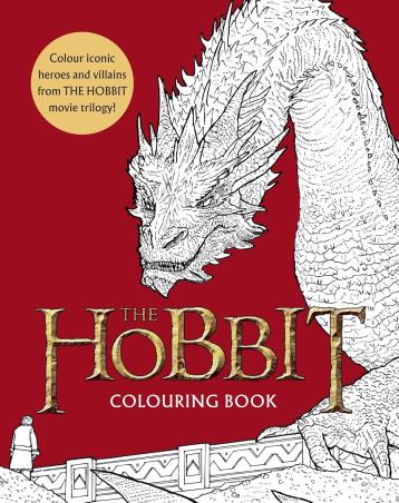 Book cover number 1 for The Hobbit Colouring Book written by J. R. R. Tolkien, Warner Brothers published by Harper Collins Publishers