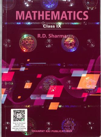 Book cover number 1 for Mathematics Class 9 With MCQs CBSE (2025 Edition) written by R. D. Sharma published by Dhanpat Rai Publications (P) Ltd.
