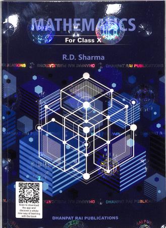 Book cover number 1 for Mathematics Class 10 With MCQs CBSE (2025 Edition) written by R. D. Sharma published by Dhanpat Rai Publications (P) Ltd.