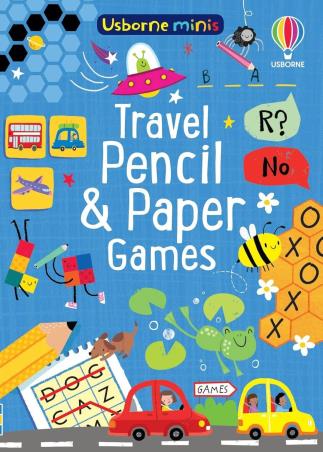 Book cover number 1 for Travel Pencil and Paper Games written by Kate Nolan published by Usborne