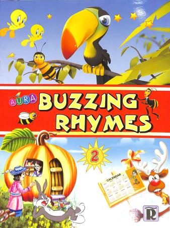 Book cover number 1 for Aura Buzzing Rhymes 2 written by Navneet published by R. T. Publishers