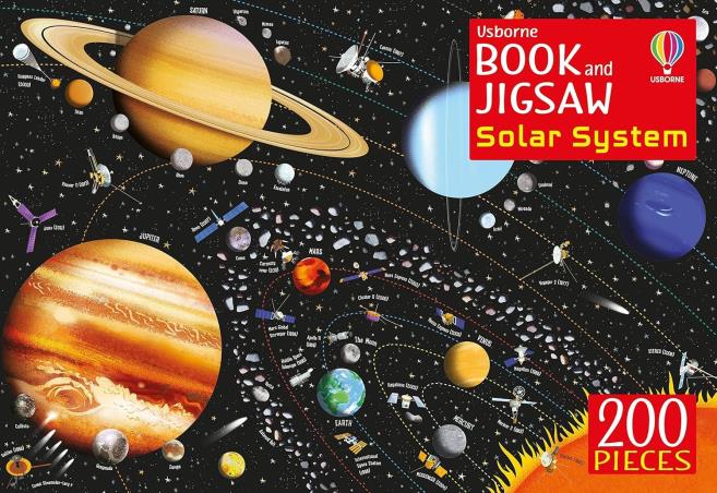 Book cover number 1 for Book And Jigsaw Solar System written by Sam Smith published by Usborne