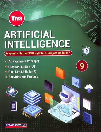 Book cover number 1 for Artificial Intelligence 9 CBSE (Subject Code 417) written by Shashank Johri published by Viva Education