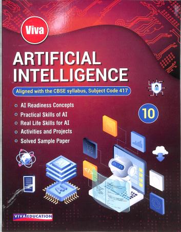Book cover number 1 for Artificial Intelligence 10 CBSE (Subject Code 417) written by Shashank Johri published by Viva Education