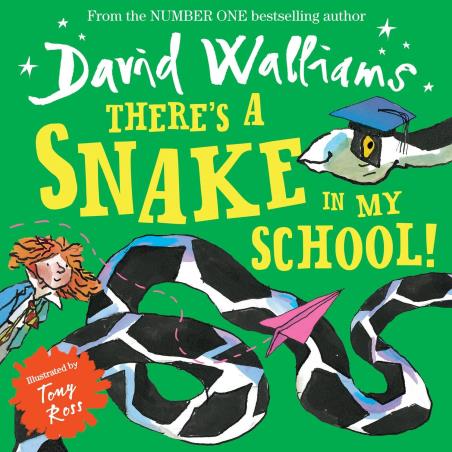 Book cover number 1 for There's A Snake In My School written by David Walliams published by Harper Collins Publishers