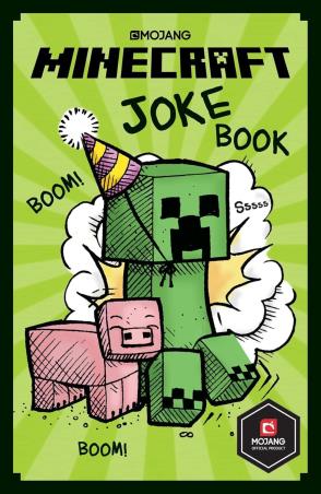 Book cover number 1 for Minecraft Joke Book written by NA published by Egmont