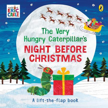 Book cover number 1 for The Very Hungry Caterpillar's Night Before Christmas written by Eric Carle published by Puffin
