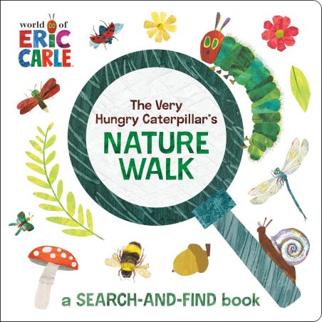 Book cover number 1 for The Very Hungry Caterpillar's Nature Walk : A Search And Find Book written by Eric Carle published by World Of Eric Carle