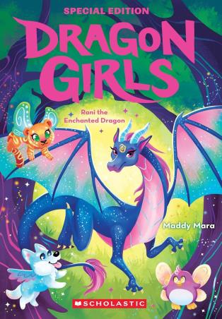 Book cover number 1 for Dragon Girls : Rani The Enchanted Dragon written by Maddy Mara published by Scholastic