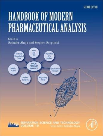 Book cover number 1 for Handbook Of Modern Pharmaceutical Analysis written by Satinder Ahuja, Stephen Scypinski published by Academic Press