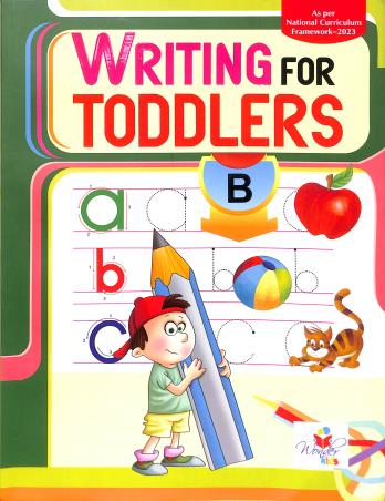 Book cover number 1 for Writing For Toddlers B (NCF 2023) written by Simmi Kumar published by Wonder Kids