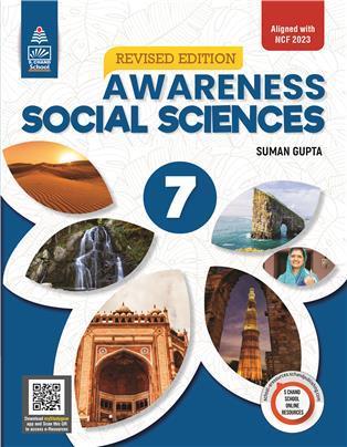 Book cover number 1 for Awareness Social Sciences 7 CBSE (NCF 2023) written by Suman Gupta published by S. Chand Publishing