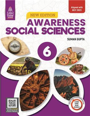 Book cover number 1 for Awareness Social Sciences 6 CBSE (NCF 2023) written by Suman Gupta published by S. Chand Publishing