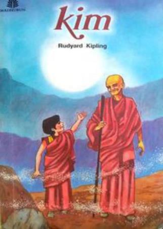 Book cover number 1 for Kim written by Rudyard Kipling published by Madhubun Educational Books