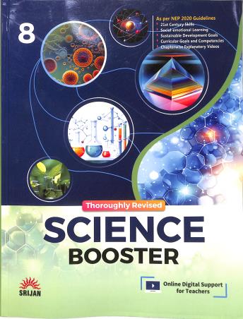 Book cover number 1 for Science Booster 8 (NEP 2020) written by Veer Bala Rastogi published by Srijan Publishers P. Ltd.