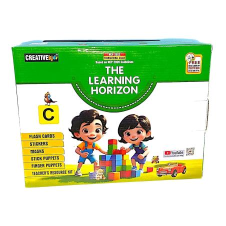 Book cover number 1 for The Learning Horizon Preschool Kit C (NEP 2020 / NCF 2022) Foundational Stage written by Vinita Kumar published by Creative Kids