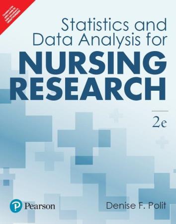 Book cover number 1 for Statistics And Data Analysis For Nursing Research written by Denise F. Polit published by Pearson Education