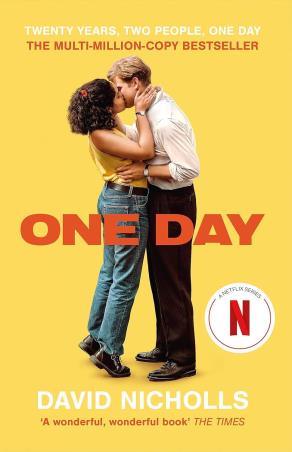 Book cover number 1 for One Day written by David Nicholls published by Hodder Paperbacks