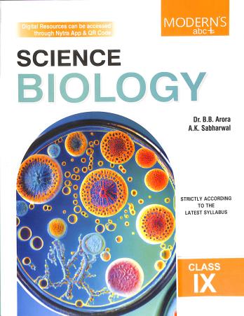 Book cover number 1 for Modern's abc+ Of Science Biology Class 9 (2025-26) written by B. B. Arora, A. K. Sabharwal published by Modern Publishers