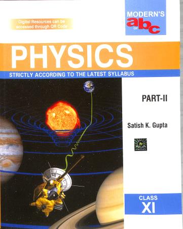 Book cover number 2 for Modern's abc Of Physics  Class 11 Part 1 & 2 (2025-26) written by Satish K. Gupta published by Modern Publishers