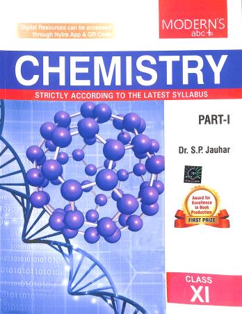 Book cover number 1 for Modern's abc+ Of Chemistry Class 11 Part 1 & 2 (2025-2026) written by S. P. Jauhar published by Modern Publishers