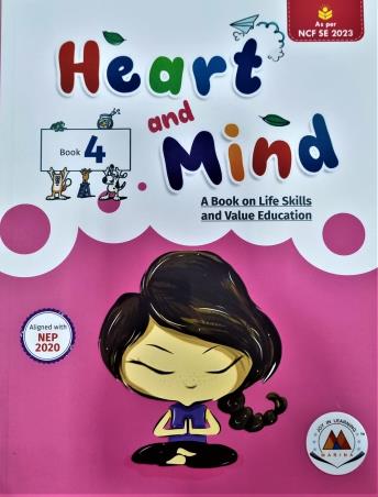 Book cover number 1 for Heart And Mind 4 (NEP 2020 / NCF SE 2023) written by NA published by Marina Publications