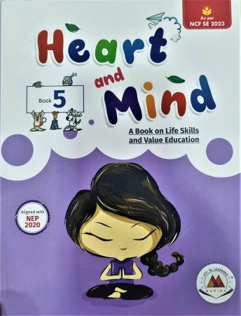 Book cover number 1 for Heart And Mind 5 (NEP 2020 / NCF SE 2023) written by NA published by Marina Publications