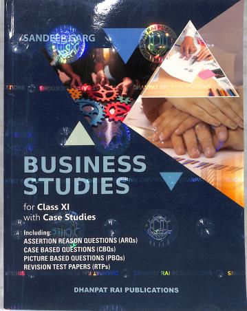 Book cover number 1 for Business Studies Class 11 (With Case Studies) written by Sandeep Garg published by Dhanpat Rai Publications (P) Ltd.
