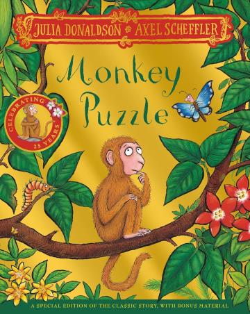 Book cover number 1 for Monkey Puzzle written by Julia Donaldson, Axel Scheffler published by Pan Macmillan