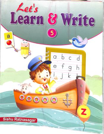 Book cover number 1 for Let's Learn & Write 5 (Practice Your Writing) written by Mukesh Kumar published by Sishu Ratnasagar