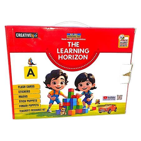 Book cover number 1 for The Learning Horizon Preschool Kit A (NEP 2020 / NCF 2022) Foundational Stage written by Vinita Kumar published by Creative Kids