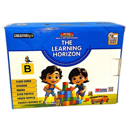 Book cover number 1 for The Learning Horizon Preschool Kit B (NEP 2020 / NCF 2022) Foundational Stage written by Vinita Kumar published by Creative Kids