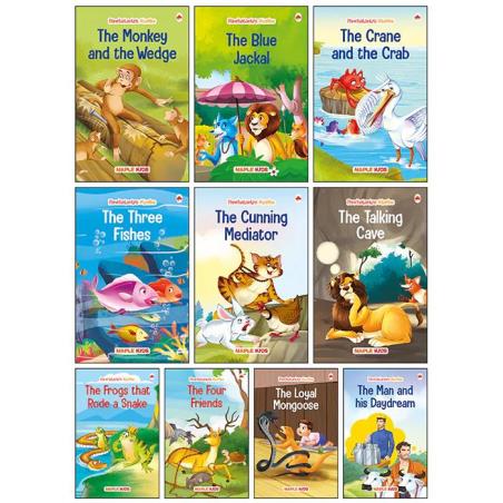 Book cover number 1 for Panchatantra Stories (Set Of 10 Books) written by NA published by Maple Press Private Limited