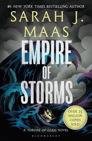 Book cover number 1 for Empire Of Storms written by Sarah J. Maas published by Bloomsbury Publishing