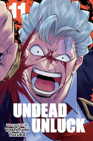 Book cover number 1 for Undead Unluck Volume 11 written by Yoshifumi Tozuka published by Viz Media