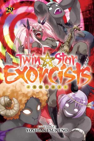 Book cover number 1 for Twin Star Exorcists Volume 29 written by Yoshiaki Sukeno published by Viz Media