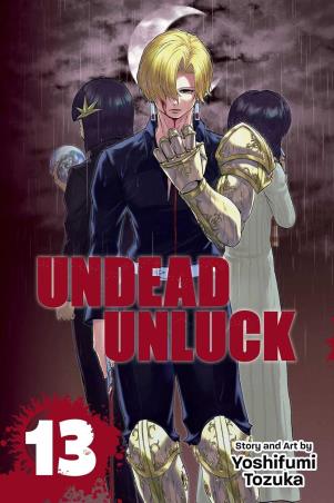 Book cover number 1 for Undead Unluck Volume 13 written by Yoshifumi Tozuka published by Viz Media