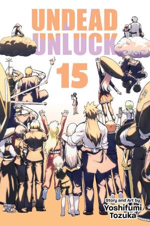 Book cover number 1 for Undead Unluck Volume 15 written by Yoshifumi Tozuka published by Viz Media